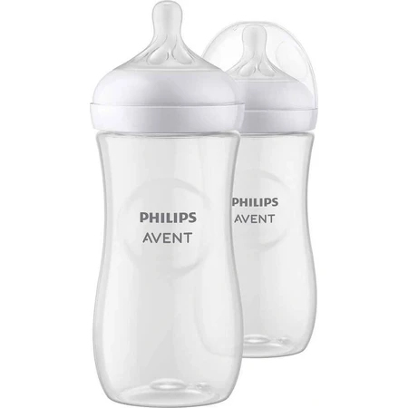 Philips AVENT Пляшечка Natural Response 330 мл, 3м+ 2 шт 1×2 шт, пляшечка: ціни та характеристики