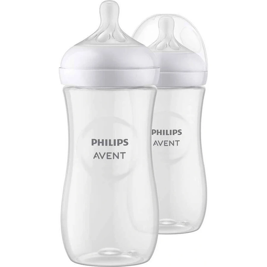 Philips AVENT Пляшечка Natural Response 330 мл, 3м+ 2 шт 1×2 шт, пляшечка: ціни та характеристики