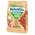 Каша BoboVita Porcja Zboó, малинова, безмолочна, без додавання цукру, після 6 місяців, 170 г: ціни та характеристики