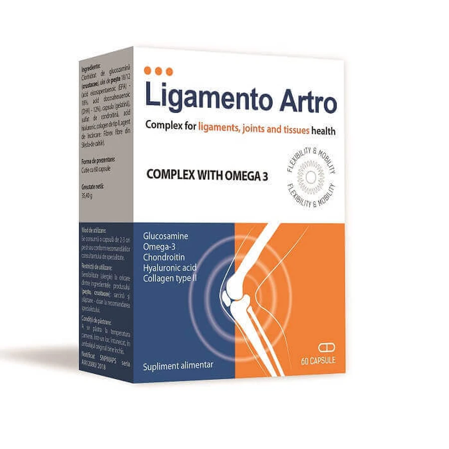 Ligamento Arthro, 60 капсул, Mba Pharma: цены и характеристики