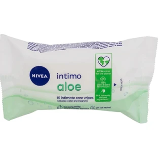 NIVEA Интимные гигиенические салфетки Алоэ 1×15 шт, салфетки