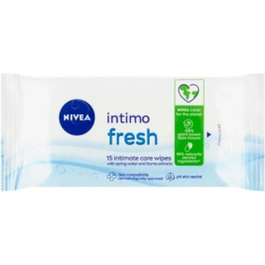 NIVEA Интимные гигиенические салфетки Алоэ 1×15 шт, салфетки: цены и характеристики
