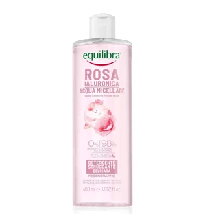 Equilibra Rosa, очищающая розовая мицеллярная вода, 400 мл