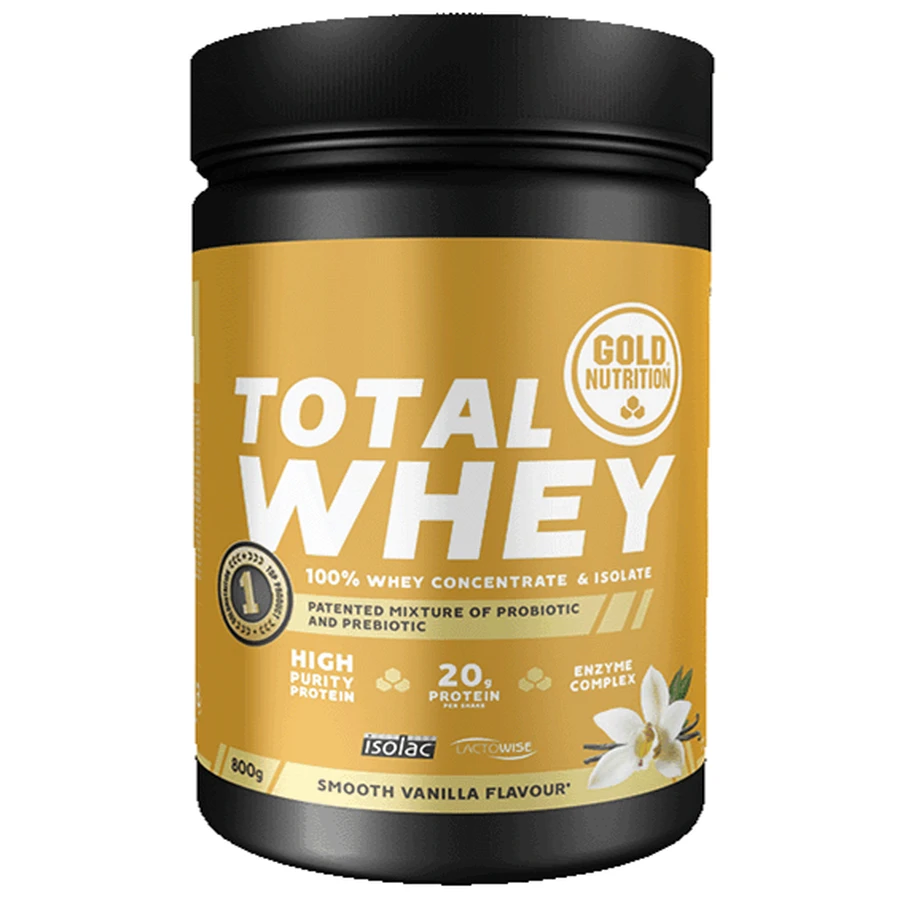 Протеїновий порошок зі смаком ванілі Total Whey, 800 г, Gold Nutrition: ціни та характеристики