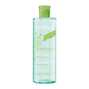 Міцелярна очищуюча вода для вмивання Noreva Exfoliac Purifying, 400 мл