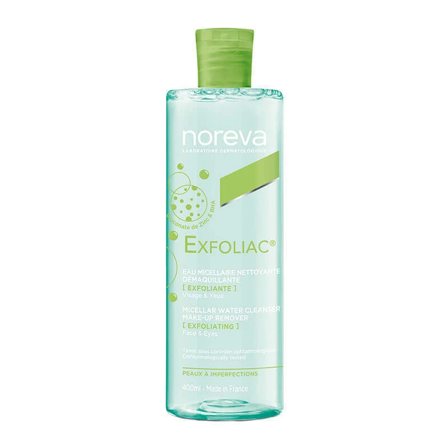 Міцелярна очищуюча вода для вмивання Noreva Exfoliac Purifying, 400 мл: ціни та характеристики