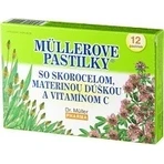 ЛЬОДЯНИКИ MÜLLER ЗІ СКОРОМ. МАТ. ДОЧКА І ВІТ. С 1×12 шт, від кашлю: ціни та характеристики