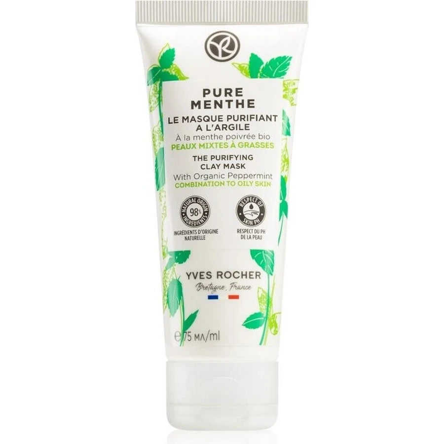 Yves Rocher Pm Очищающая маска с иломом 1×75 мл, очищающая маска: цены и характеристики