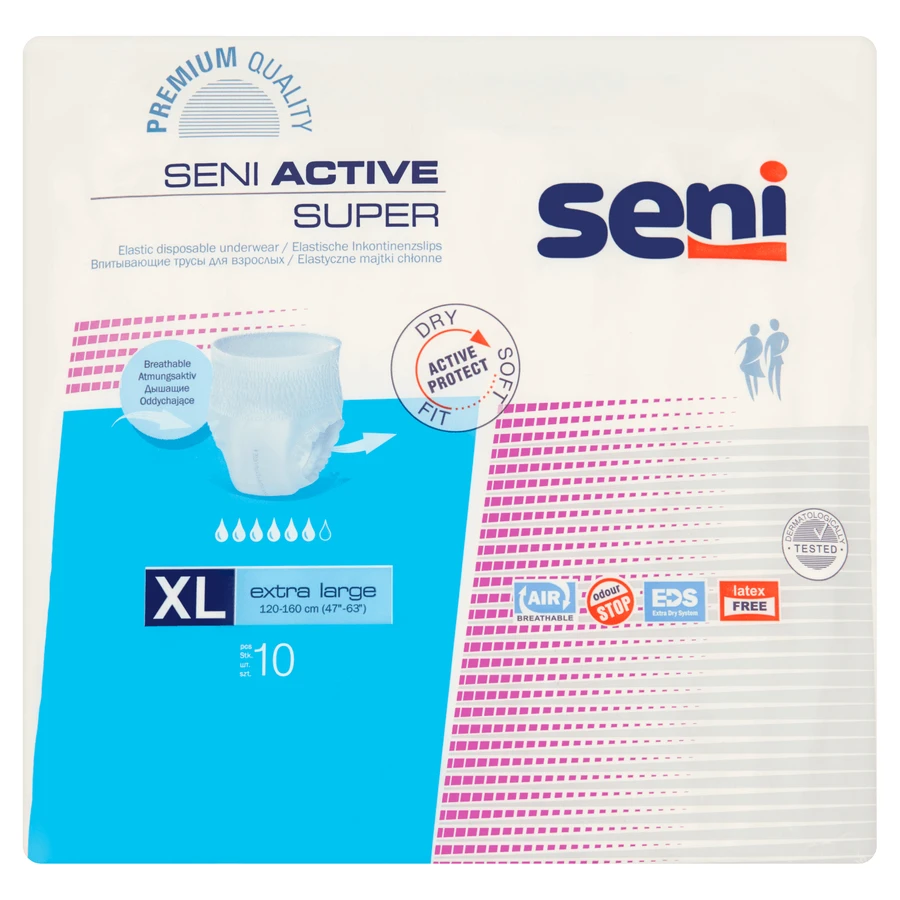 Впитывающие трусики Seni Active Super Extra Large, 10 шт.: цены и характеристики
