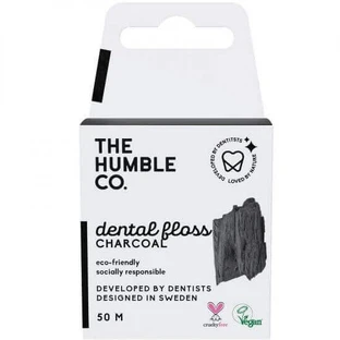 Вугільна зубна нитка, 50 м, Humble