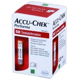 Тест-смужки Accu-Chek Performa для вимірювання глюкози крові, 50 шт.