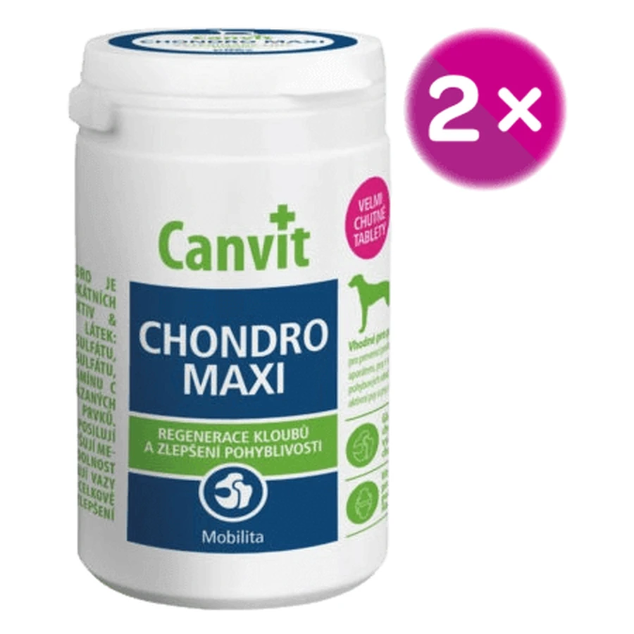 Canvit Chondro Maxi для собак 2 х 1000 г: цены и характеристики