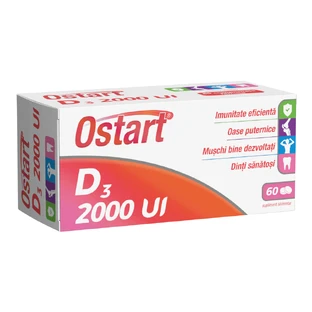 Ostart D3 2000UI, 60 таблеток, Fiterman