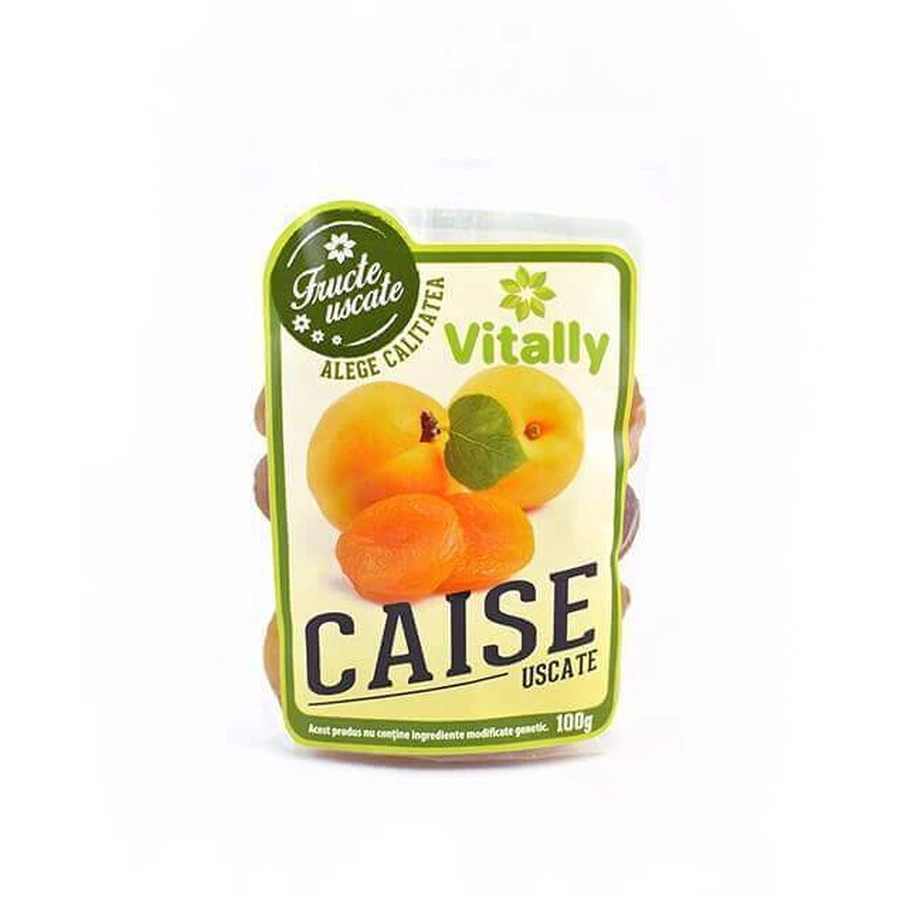 Курага без кісточок, 100 гр, Vitally, Vitally: ціни та характеристики