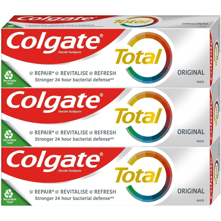 Зубная паста Colgate Total Original 3 x 75 мл: цены и характеристики