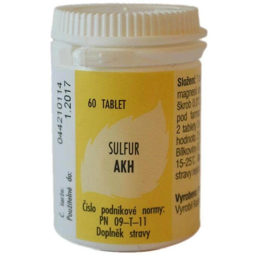 AKH Sulphur 60 таблеток: цены и характеристики