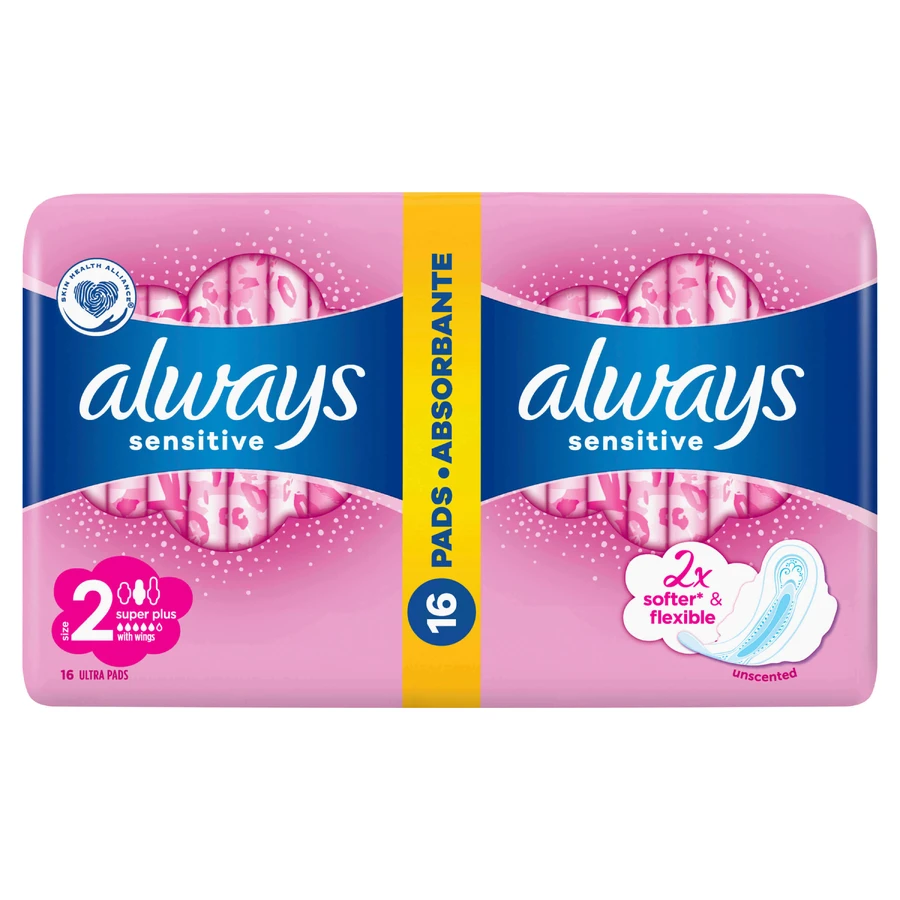 Прокладки Always Ultra Sensitive Normal Plus 2, 5 капель, 16 шт.: цены и характеристики