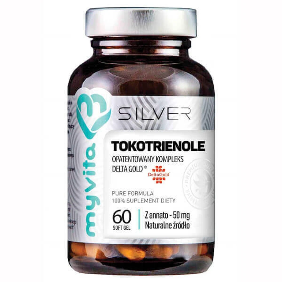 Токотриенолы MyVita Silver Tocotrienols DeltaGold, 60 капсул: цены и характеристики