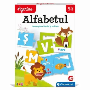 Обучающая игра "Агерино" с алфавитом, 3 года+, Clementoni