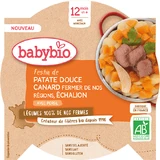 Babybio Сладкий картофель с ароматным утиным мясом, эхалионским алоттом и розмарином 230 гр.