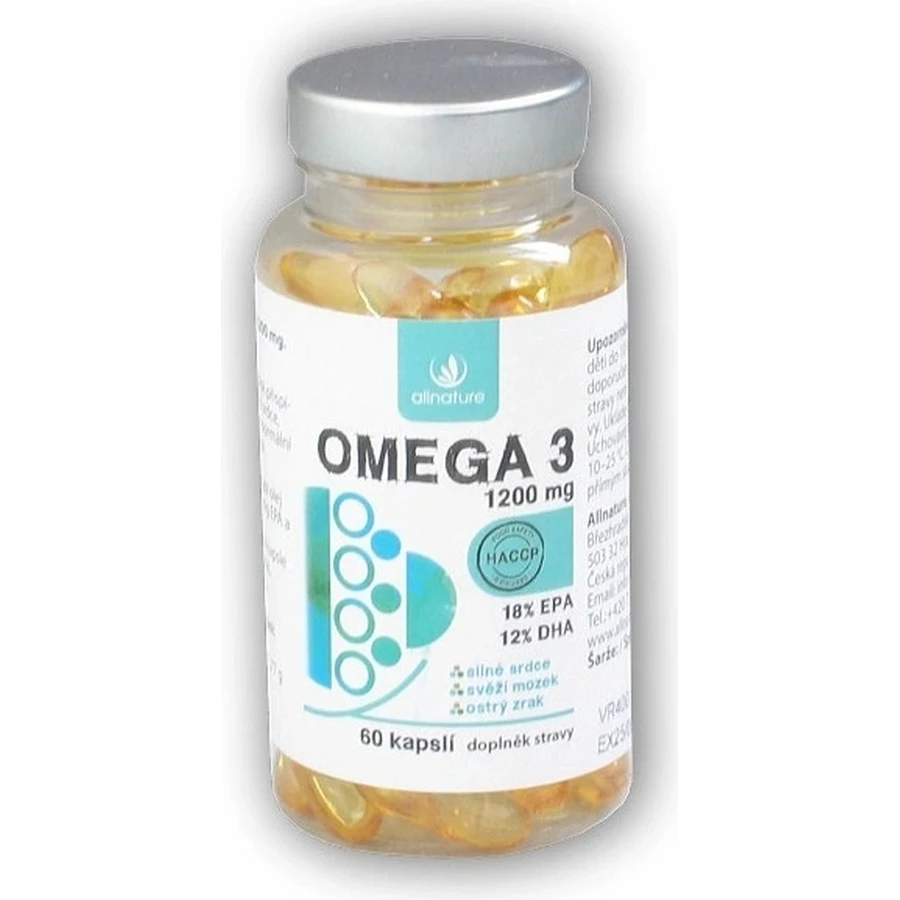 Allnature Omega 3 60cps 1×60cps: цены и характеристики