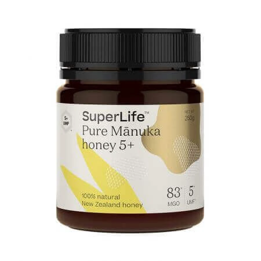 Мед манука UMF5+, MGO83+, 250 г, Superlife: цены и характеристики