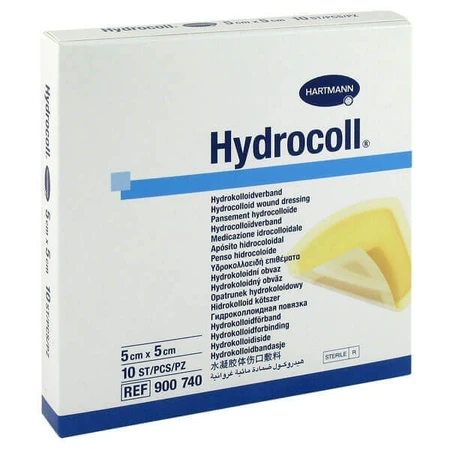 Пов'язка Hartmann Hydrocol гідроколоїдна, стерильна, 5 см x 5 см, 10 шт.: ціни та характеристики