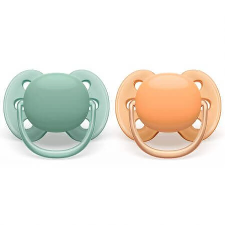 Philips Avent Ультра м'які пустушки, 0-6 місяців, 2 штуки, рожеві та фіолетові, SCF091/03, Philips: ціни та характеристики