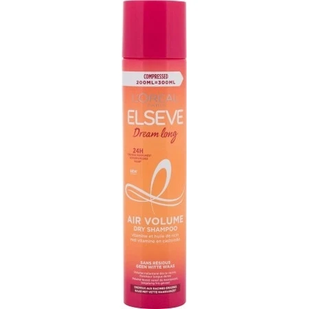 L´Oréal Paris Elseve Dream Long Air Volume Dry Shampoo, 200 мл 1×200 мл: цены и характеристики