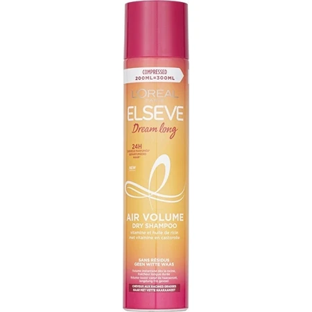 L´Oréal Paris Elseve Dream Long Air Volume Dry Shampoo, 200 мл 1×200 мл: цены и характеристики