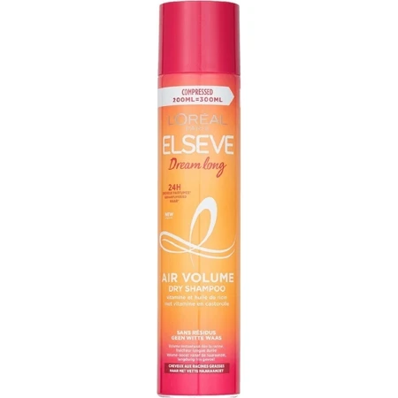 L´Oréal Paris Elseve Dream Long Air Volume Dry Shampoo, 200 мл 1×200 мл: цены и характеристики