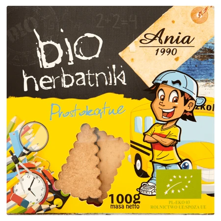 Печиво Ania Bio Органічне, ректифіковане, 100 г: ціни та характеристики
