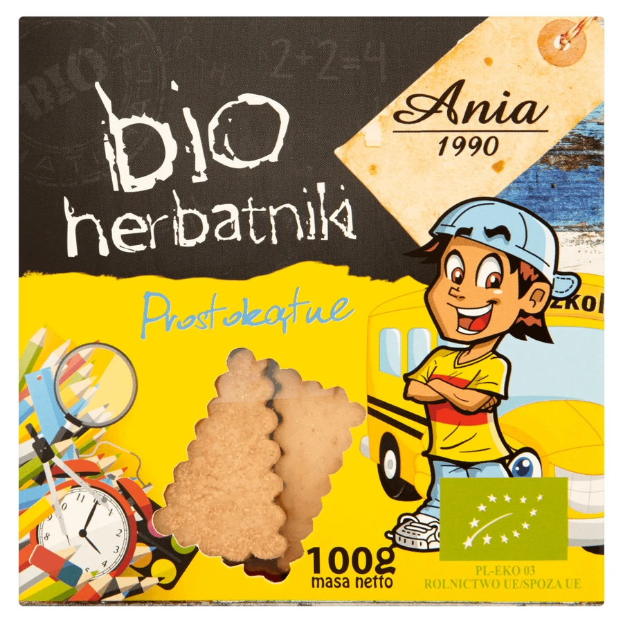 Печиво Ania Bio Органічне, ректифіковане, 100 г: ціни та характеристики