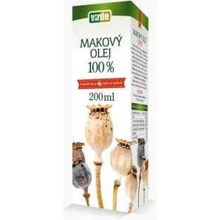 VIRDE Олія маку 100% 1×200 мл, дієтична добавка