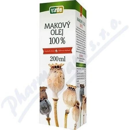 VIRDE Олія маку 100% 1×200 мл, дієтична добавка: ціни та характеристики
