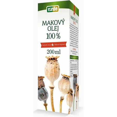 VIRDE Олія маку 100% 1×200 мл, дієтична добавка: ціни та характеристики