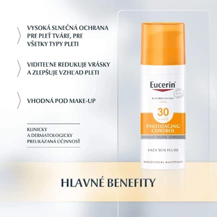 Eucerin Sun Photoaging control SPF 30 сонцезахисна емульсія для обличчя 50 мл