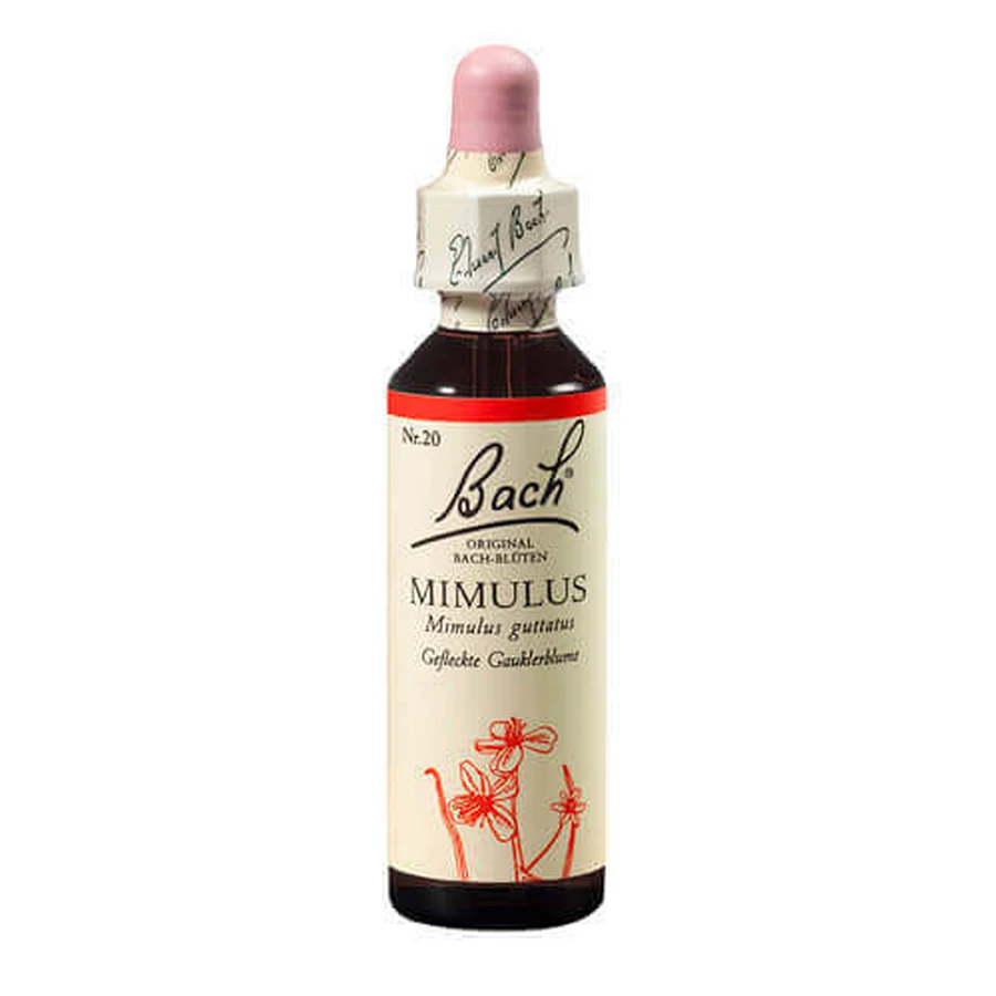 Квітковий засіб краплі кретизандра Mimulus Original Bach, 20 мл, Rescue Remedy: ціни та характеристики