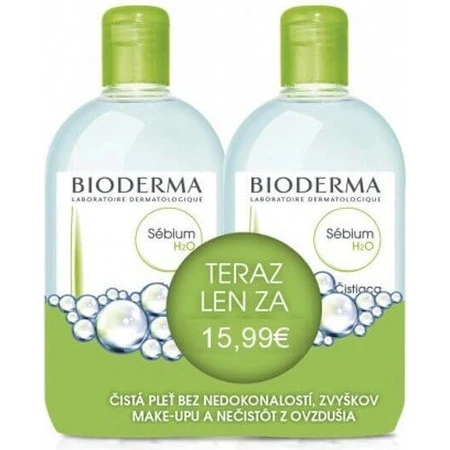 BIODERMA Sébium H2O FESTIVAL 2×250 мл: ціни та характеристики