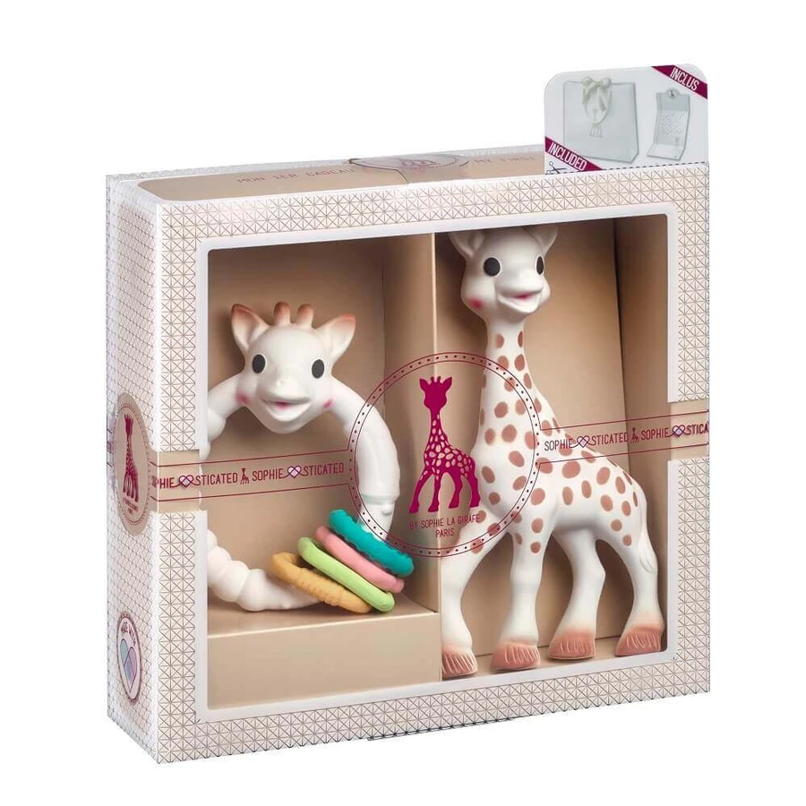 Подарунковий набір Vulli Sophie la girafe: іграшка + прорізувач для дітей з 3 місяців: ціни та характеристики