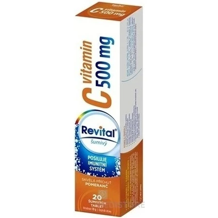 Вітамін С відновлювальний 500 мг шипучий 1×20 табл. з апельсиновим смаком: ціни та характеристики