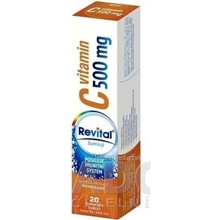 Вітамін С відновлювальний 500 мг шипучий 1×20 табл. з апельсиновим смаком: ціни та характеристики