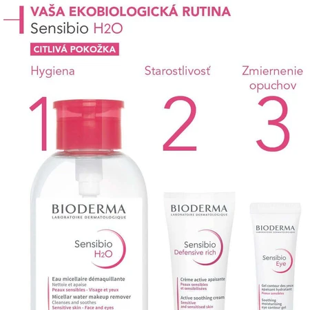Мицеллярная вода Bioderma Sensibio H2O для чувствительной кожи помпа 850 мл: цены и характеристики