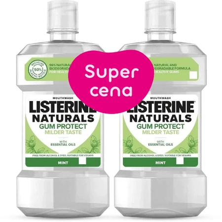 Listerine Naturals Gum Protect 2 x 500 мл: цены и характеристики