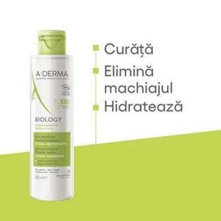 A-Derma Biology Зволожуюча міцелярна вода, 200 мл