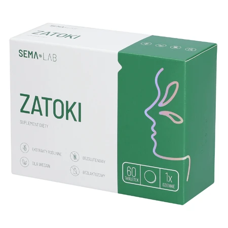 SEMA Lab Синуси, 60 таблеток ДЕФЕКТ УПАКОВКИ: ціни та характеристики