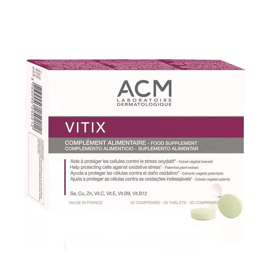 Вітікс ACM Vitix, 30 таблеток, вкритих оболонкою: ціни та характеристики
