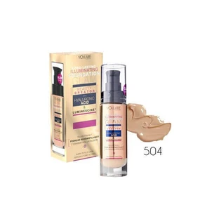 Vollare Illuminating Foundation, гиалуроновая кислота, 504 Natural Tan