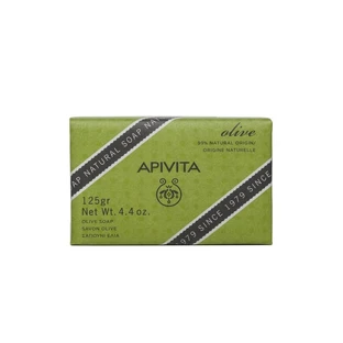 Натуральное мыло с экстрактом оливы, 125 г, Apivita