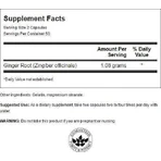 Імбир Корінь імбиру екстракт, 100 капсул, Swanson Health USA: ціни та характеристики
